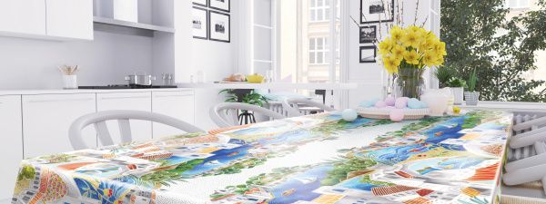 Oilcloth 140cm Futura Moroccan landscape 469.1